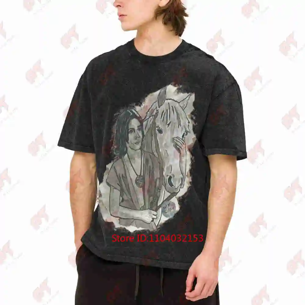 Atreyu Artax Neverending Story Vintage Washed Tee Pure Cotton T-Shirt