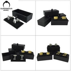 Wholesale Cufflinks Jewelry Storage Box Cufflinks Set Display Box Bracket Jewelry Box Men's Gifts