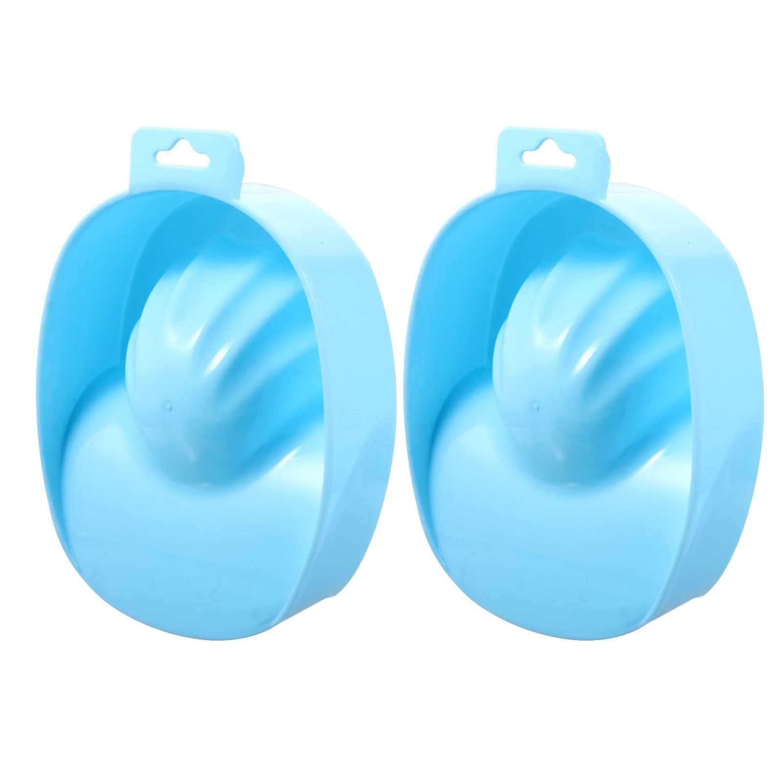 

2 Pcs Hand Soaking Bowl Nail Manicure Care Tray Polishing Remover Bowls for Japanese Pedicure Treatment Spa Tools