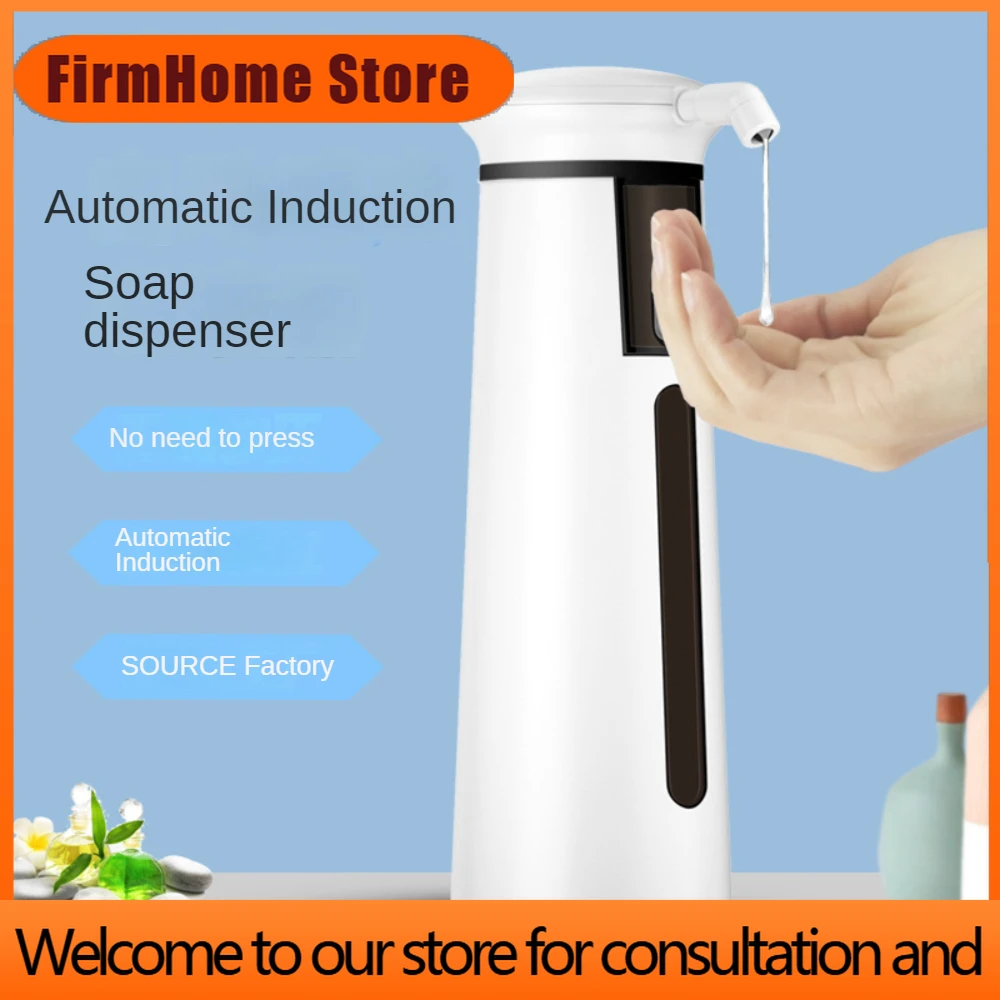 FirmHome StoreAutomatic Soap Dispenser,350ml Hand Washing Touchless Liquid Soap Dispenser, Infrared Sensor,Hands Free For Bathro