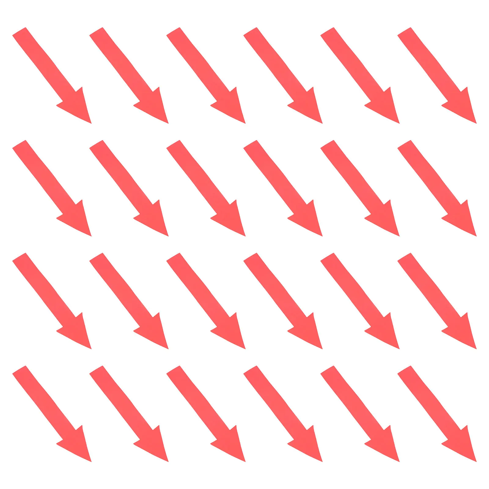 

50pcs Arrow Direction Stickers For Shop Label Stickers Indicator Tags Lightweight Equipment Direction Indication Simple