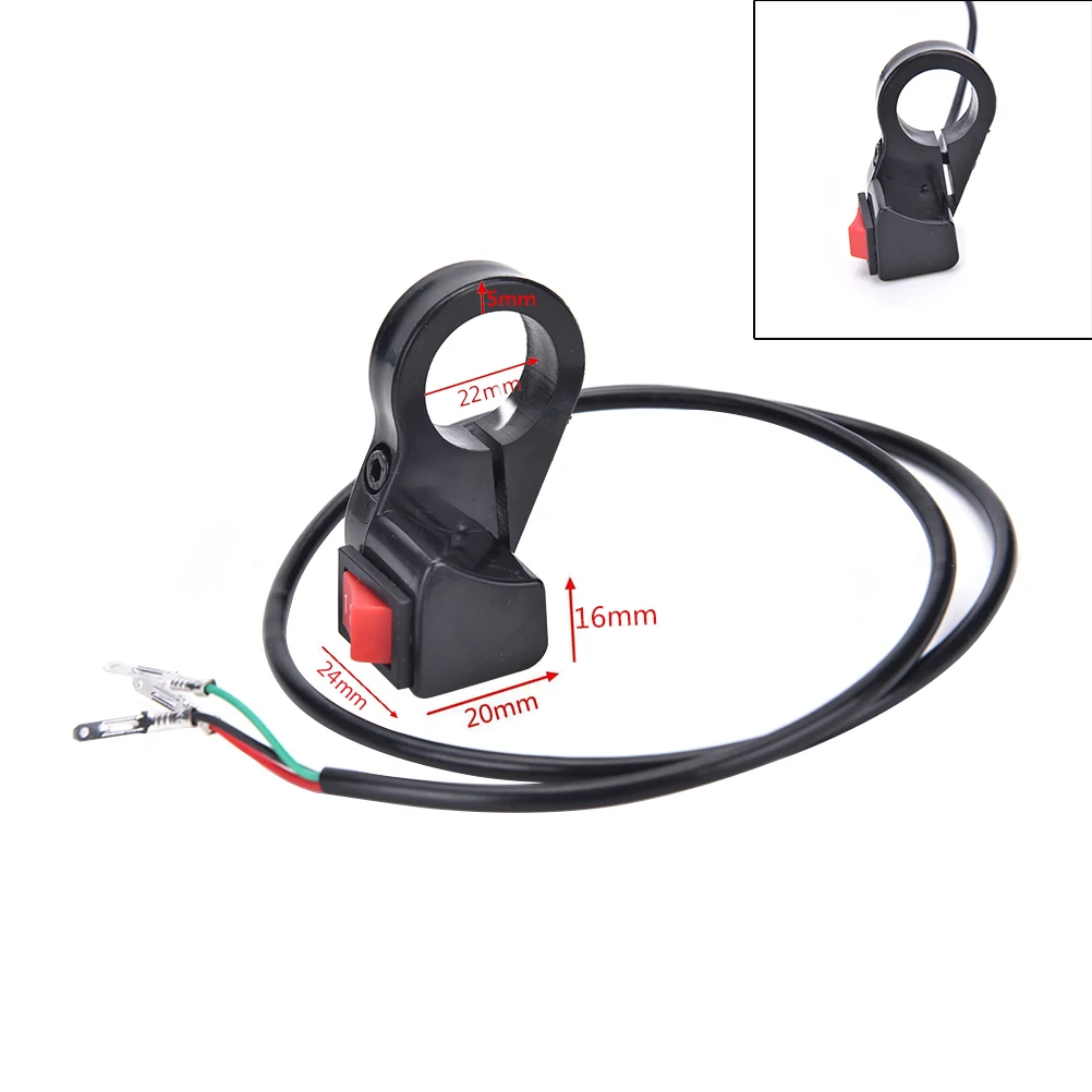 Single-piece 22-millimeter (7/8-inch) Electric Three-speed Handlebar Switch Module For Motorcycle And Scooter Applications