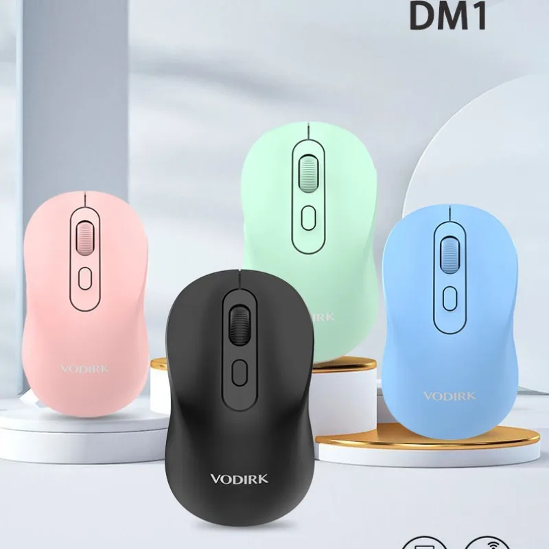 

Беспроводная Bluetooth-мышь DM1 с индивидуальной настройкой, двойным режимом, 3-скоростной регулировкой DPI, эргономичная, для киберспорта, аксессуар для игровой клавиатуры
