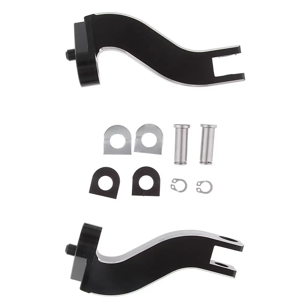 

Universal Foot Peg Mount Bracket Rear Support Kit Metal Motorcycle Accessory for Touring Road Glide 1993-UP