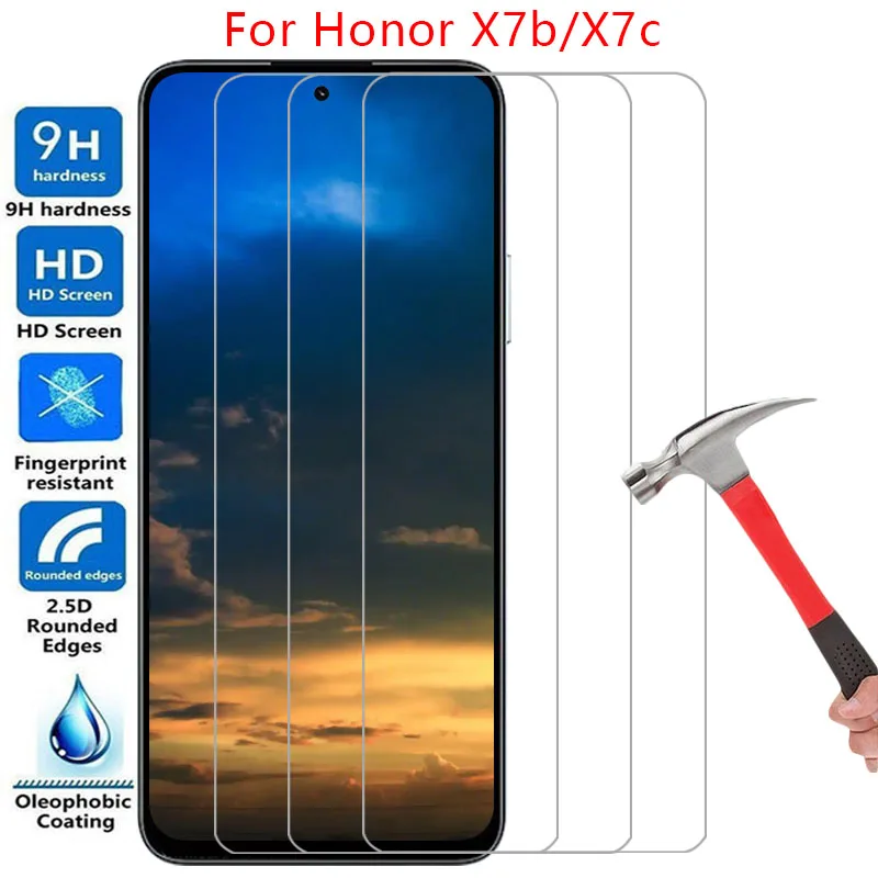 screen protector for huawei honor x7b x7c protective tempered glass honorx7b honorx7c x 7b 7c 7 x7 b c 7xb 7xc xb7 xc7 5g film