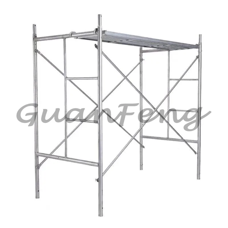 Galvanized Thickened Mobile Scaffolding Safety Climbing Ladder for Maintenance