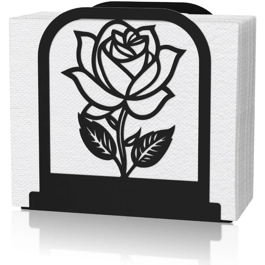 

que Standing pkin HolderGorgeous Rose pkin Holders for Paper pkins pkin Holder User-Friendly with Non-Slip Mat Smooth Edge Be U