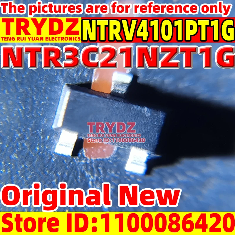 100-10pcs New NTRV4101PT1G NTR3C21NZT1G SOT-23