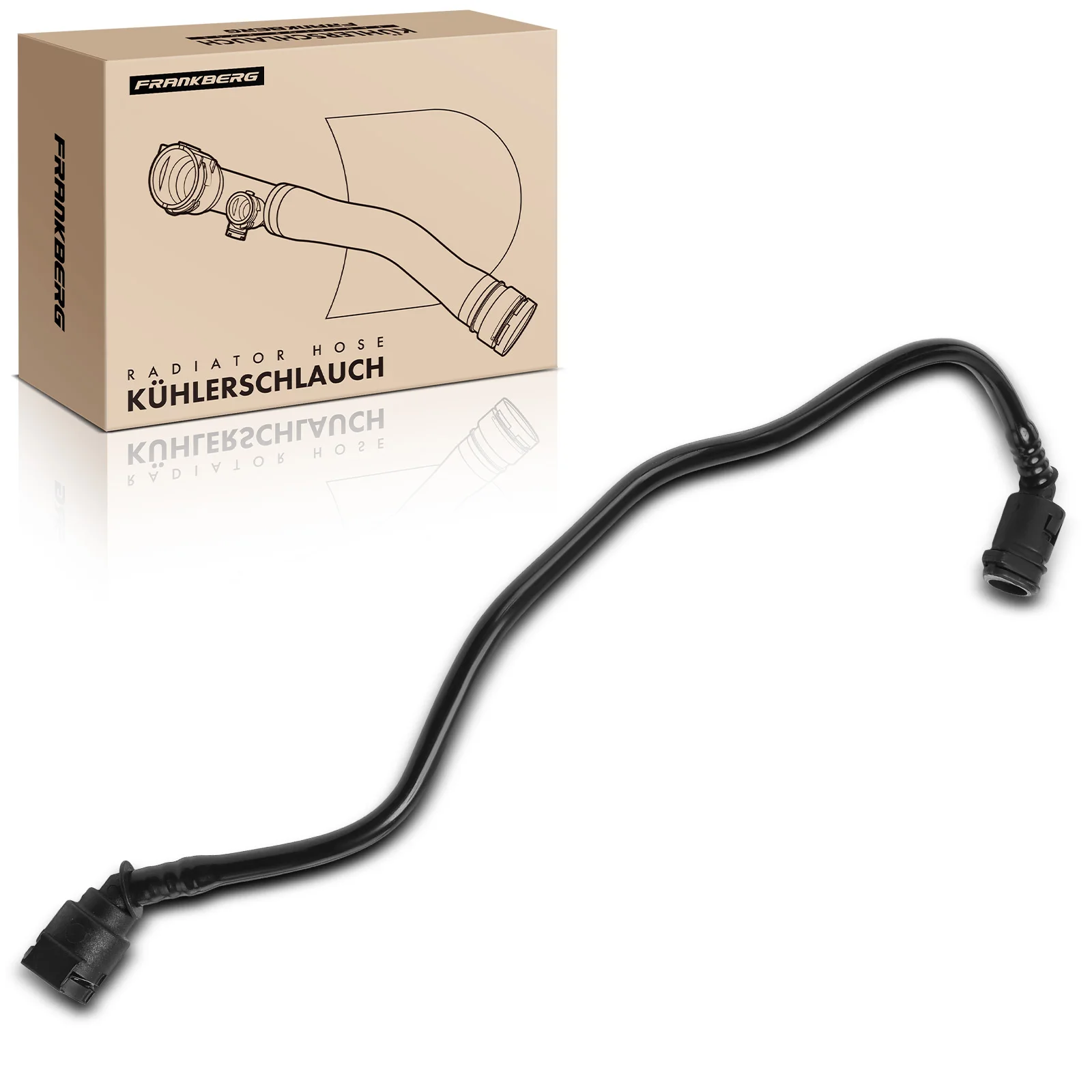 Frankberg 1x Kühlerschlauch Kühlwasserschlauch für BMW F01 F02 F03 F04 4.4L 2008-2015 17127575434