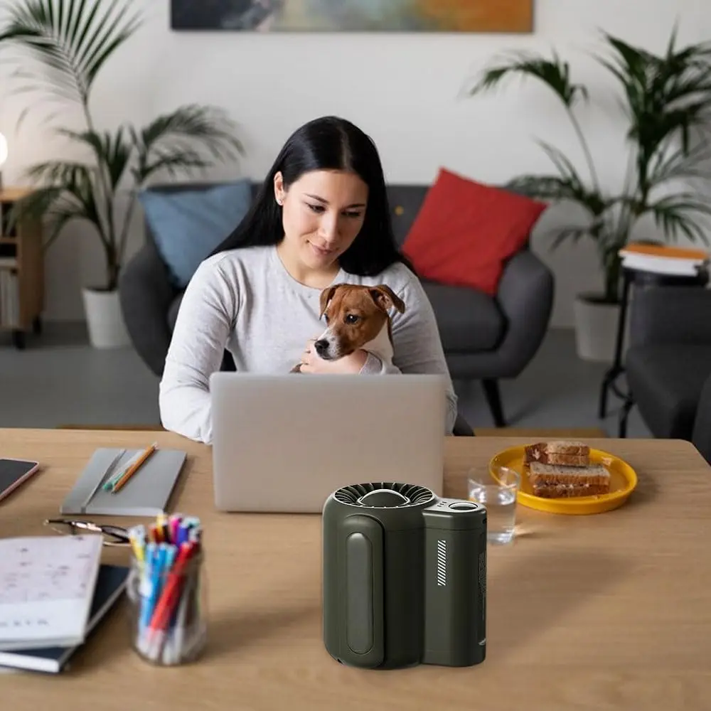 Portable Waist Clip Fan, 2024 New Mini Waist Fan Cool Clip Fan Under Shirt Clip-On Portable Air Cooler, Belt clip Fan for Outdoo