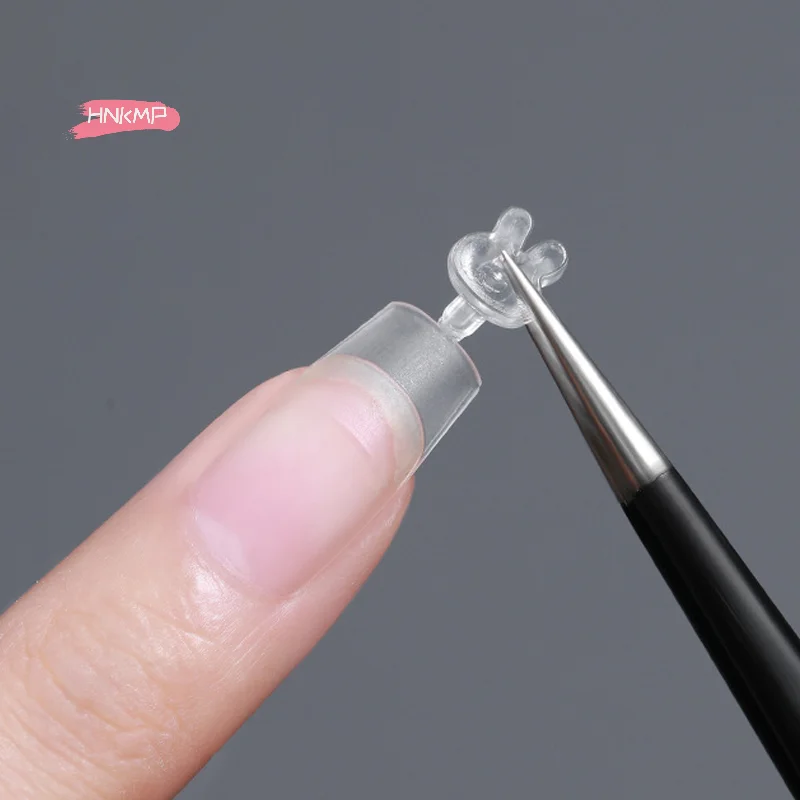 

Clear Super D Arc Long Press on Nails Full Cover Gel Tips Nail Art Capsule Extensions for DIY Nail Salon