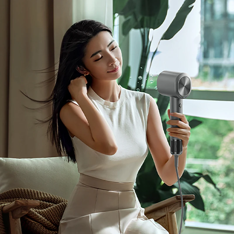 XIAOMI MIJIA H701 High Speed Hair Dryer 1600W Quick Dry Water Ion Hair Care Smart Constant Temperature Multiple Noise Reduction