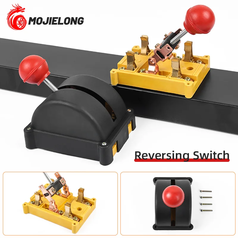 Bidirectional 120A Dual Power Electric Tricycle Reverse Switch 120A Knife Switch Dual Power Product Valve Stems Caps Adapters