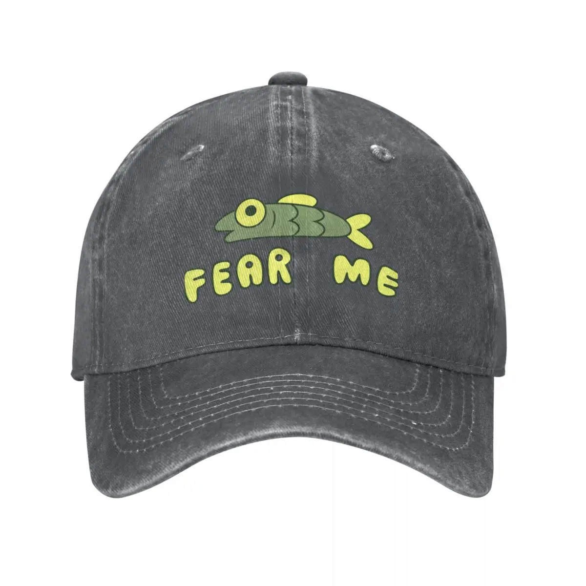 Fish Fear Me Amphibia Baseball Cap Anime Uv Protection Solar Hat Trucker Hat For Men Women's