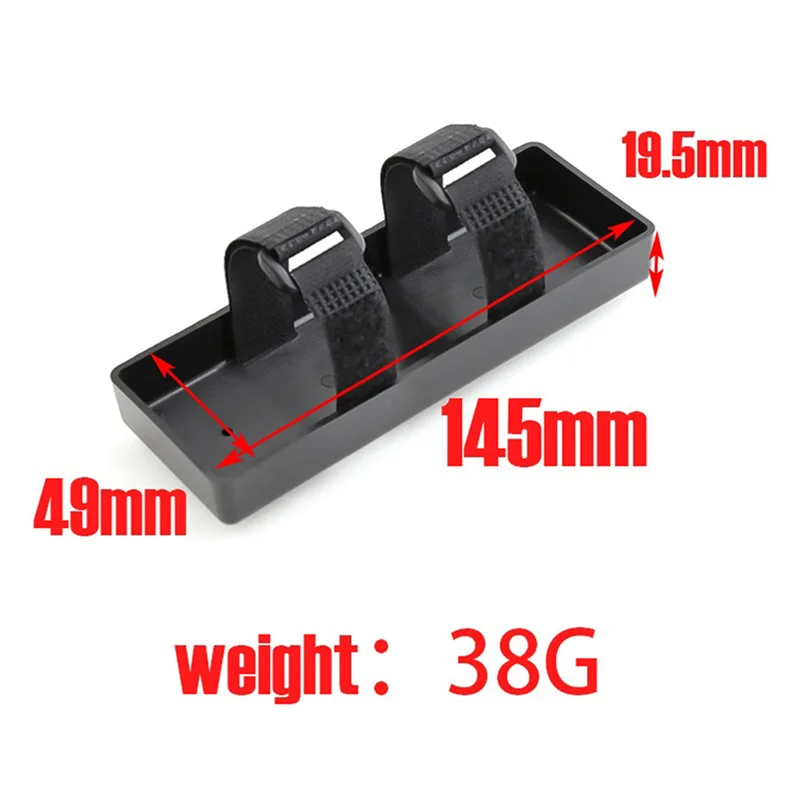 AS96-8 세트 RC 플라스틱 배터리 트레이 케이스 배터리 박스 브래킷 1/8 1/10 Axial SCX10 Traxxas TRX4 D90 RC 크롤러 자동차 부품용