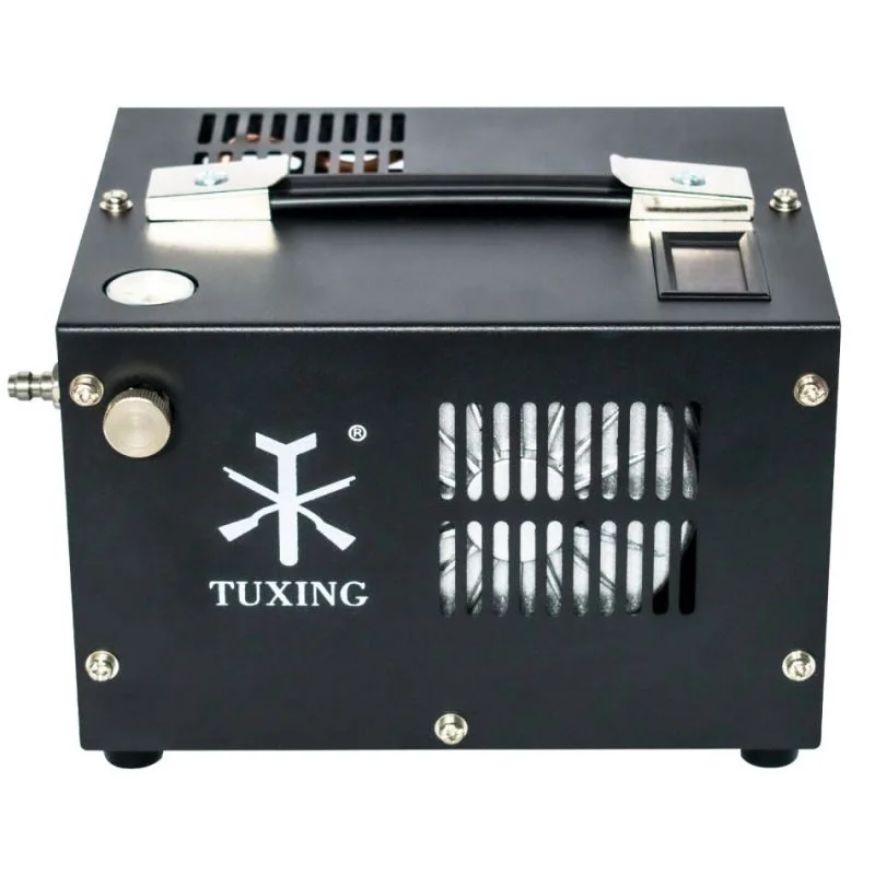 TUXING TXES061 4500Psi 300Bar PCP Air Compressor Portable Car 12V with Transformer High Pressure Compressor for PCP Rifle Diving