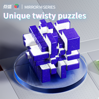 DianSheng Galaxy 5x5 Magnetic Mirror Cube  Professional Speed Cube Puzzle Toys Children Gift