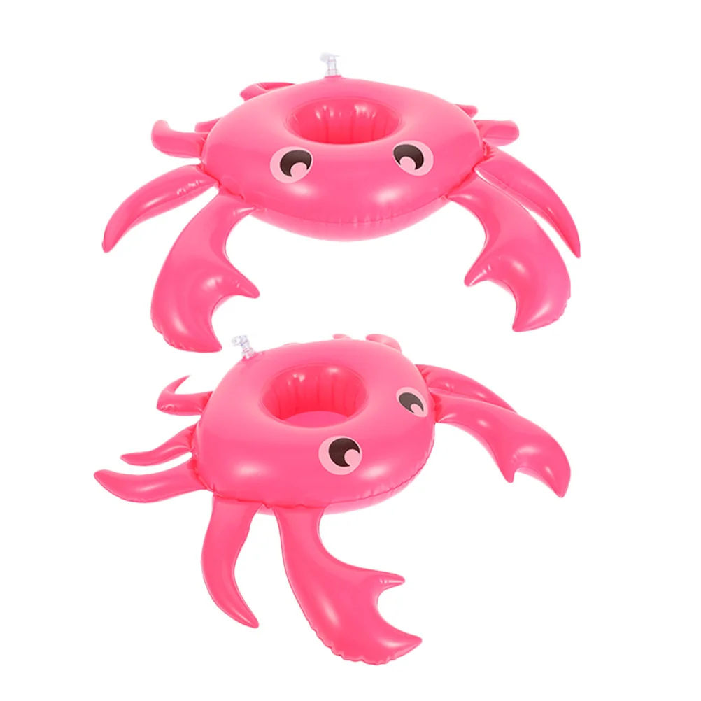 2 قطعة أصحاب مشروبات قابلة للنفخ لطيف الوقايات كوب عائم لحفلات حمام السباحة حامل مشروبات أصحاب الكأس العائمة #4