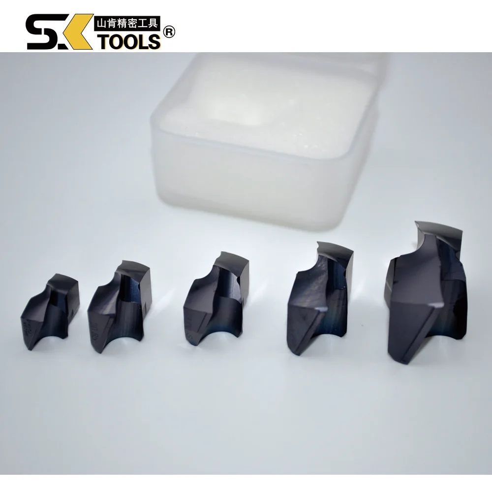 Imagem -02 - Ponta de Broca de Carboneto Desempenho Superior Carboneto de Tungstênio Intercambiáveis Uso de Máquina Indexável Cnc Insert Pkw12005500
