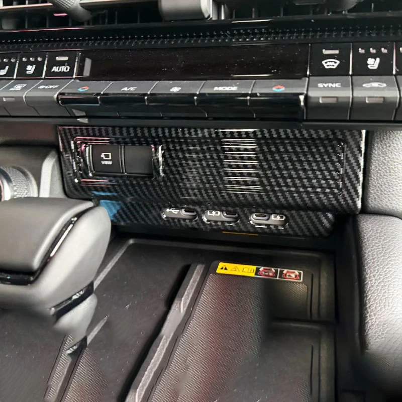 

For Toyota Prado LC250 Cigarette Lighter Panel SUB Decoration Sticker Interior Modification Accessories 24 Models