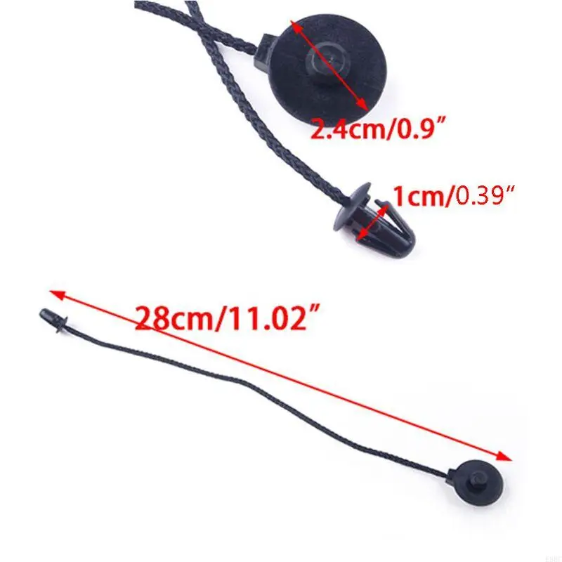 

2Pcs Pair Rear Trunk Storage Onwards Parcel Shelf Strap String Cord For for Hatchback 2012-2017