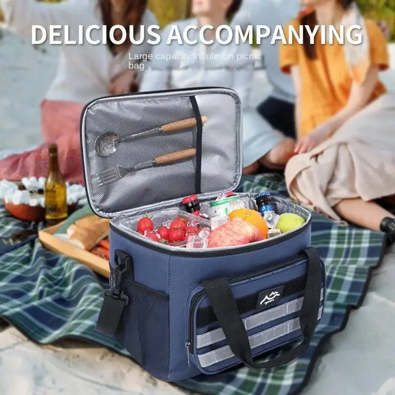 

Лидер продаж, сумка для льда, хранения свежести еды, фруктов, портативная уличная изолированная сумка для обеда, изолированная коробка для кемпинга, пикника и путешествий