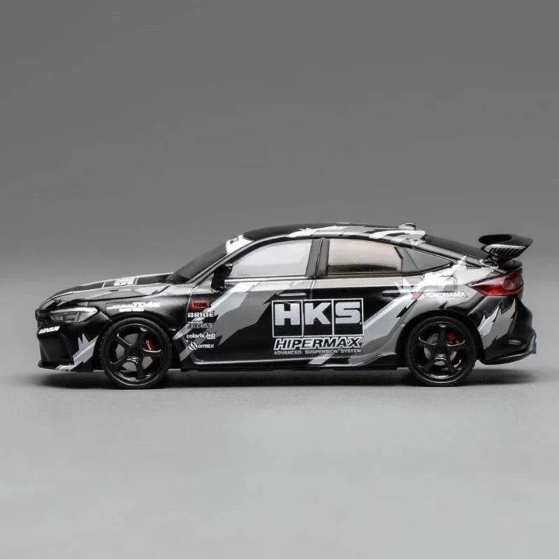 Diecast MH 1:64 Scale TYPE R FL5 HKS Painted Alloy Car Model