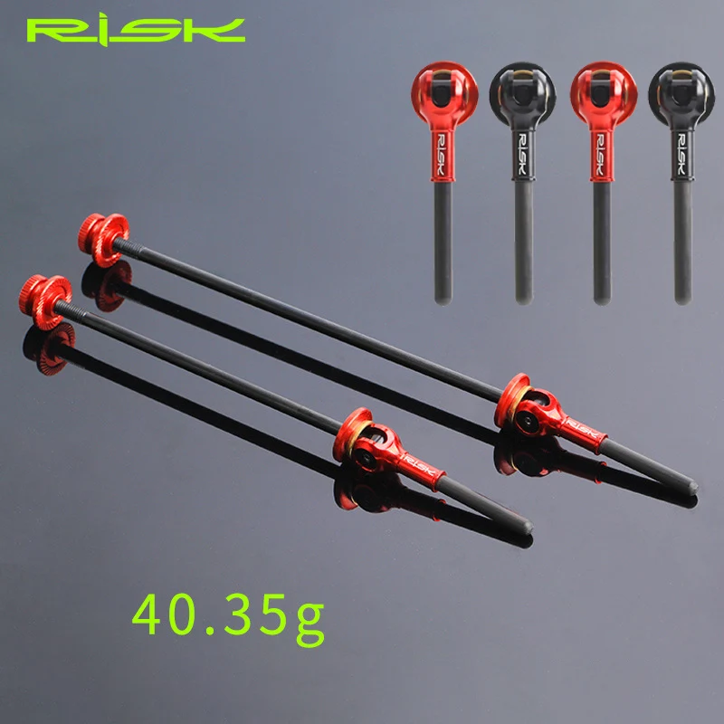 Bike Quick Release Skewer TC4 Titanium Alloy Axle QR HUB Lever for MTB Road Bicycle Ultralight Skewers for 100/130 100/135 Frame