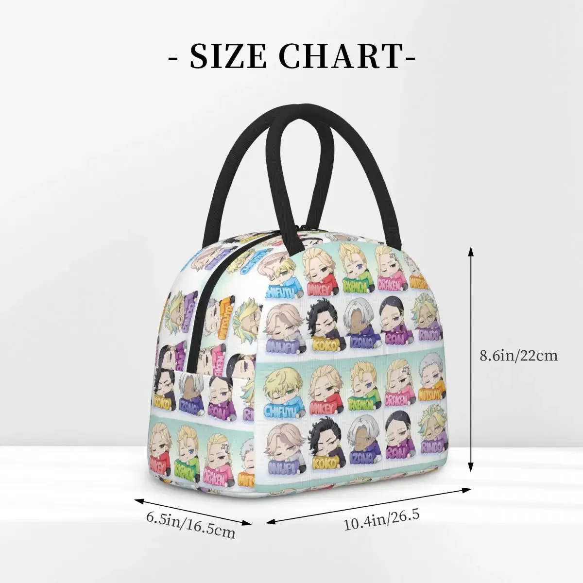 طوكيو المنتقمون أكياس الغداء معزول بينتو صندوق مقاوم للماء حقيبة الغداء قابلة لإعادة الاستخدام نزهة أكياس حقيبة حرارية للمرأة الأطفال مكتب