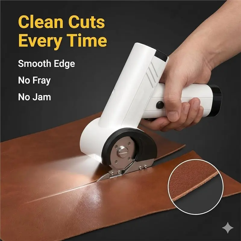 Reliable Quality Cordless 4-Speed Electric Scissors LED Display, 4.2V Cardboard Mat Cutter For Leather Carpet