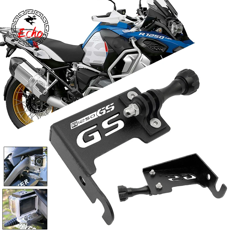 Front Left Camera Support Bracket Gopro Mount Bracket For BMW R1200GS R 1200 1250 GS R1250GS HPR1250GS Motorcycle Accessories