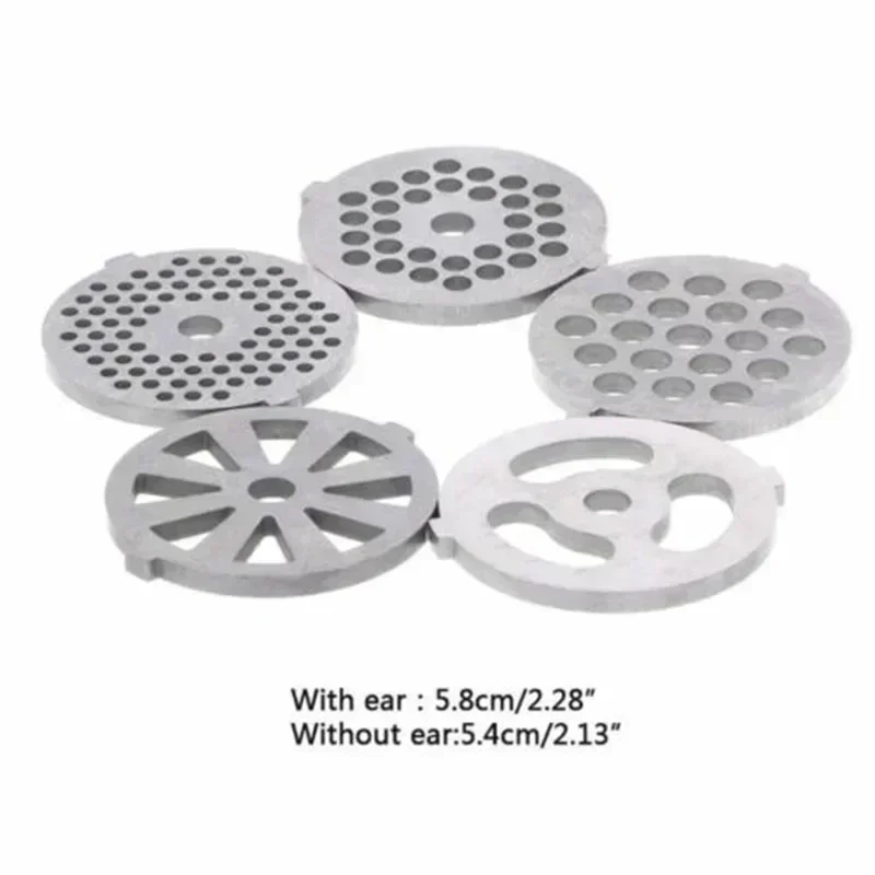 Meat Grinder Blade Meat Grinder Disc Stainless Steel Food Meat Grinder Accessories Suitable For Vertical Mixer Meat Grinder 55mm