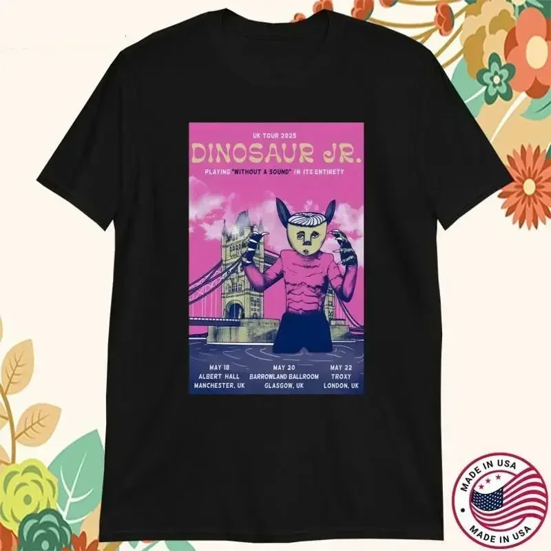 Dinosaur Jr Playing Without A Sound In Its Entirety Uk Tour 2025 T Shirt Us1093