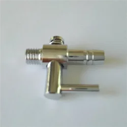 4mm Stainless Steel Control Valve Aquarium Tank Air Pump Air Flow Tube Pipe Line  Air Pump Accessories