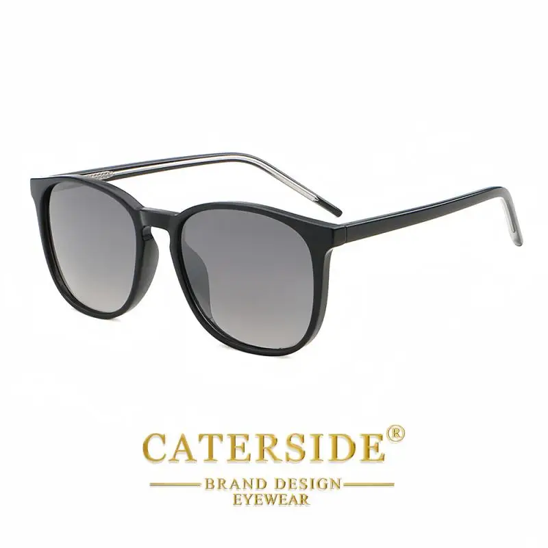 CATERSIDE Neue runde Sonnenbrille für Herren, Markendesign, einfache Sonnenbrille für Damen, Reisen, Business, Party, Brillen, Geschenk, Sommerstil – Detail 7