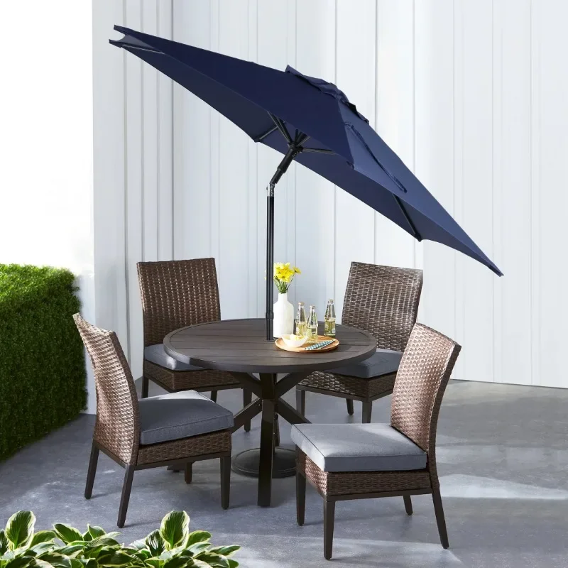 

NEW 7.5' Navy Push-up and Tilt Market Patio Umbrella-Fast shipping