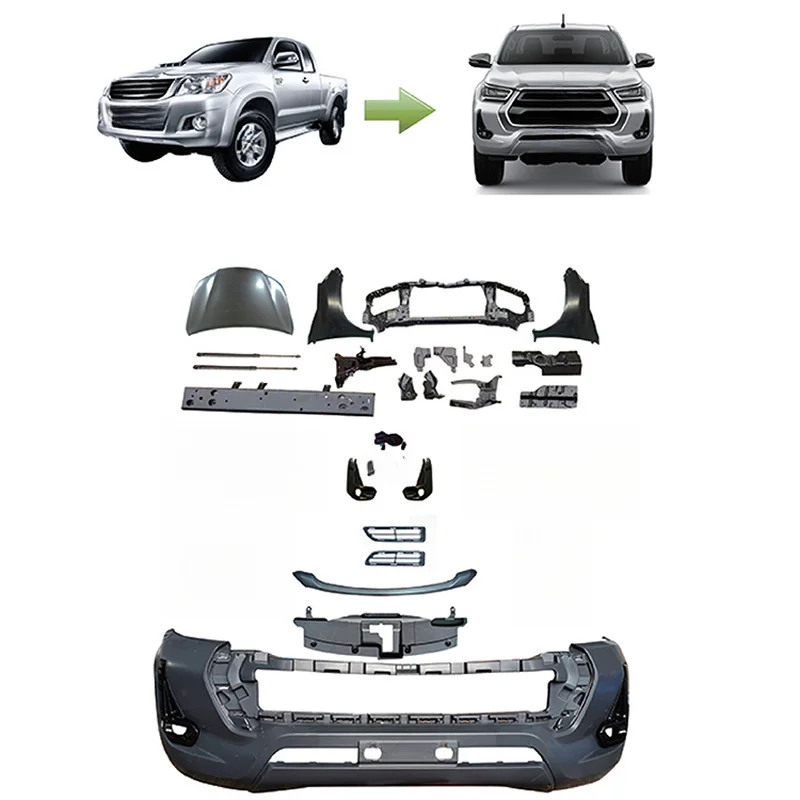 High Quality Revo Style Body Kit For Hilux Vigo 2005-2014 Upgrade