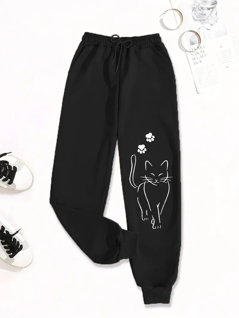 Women's Casual Sports Pants With Standard Size, Comfortable Casual Sports Long Trousers For Summer And Autumn