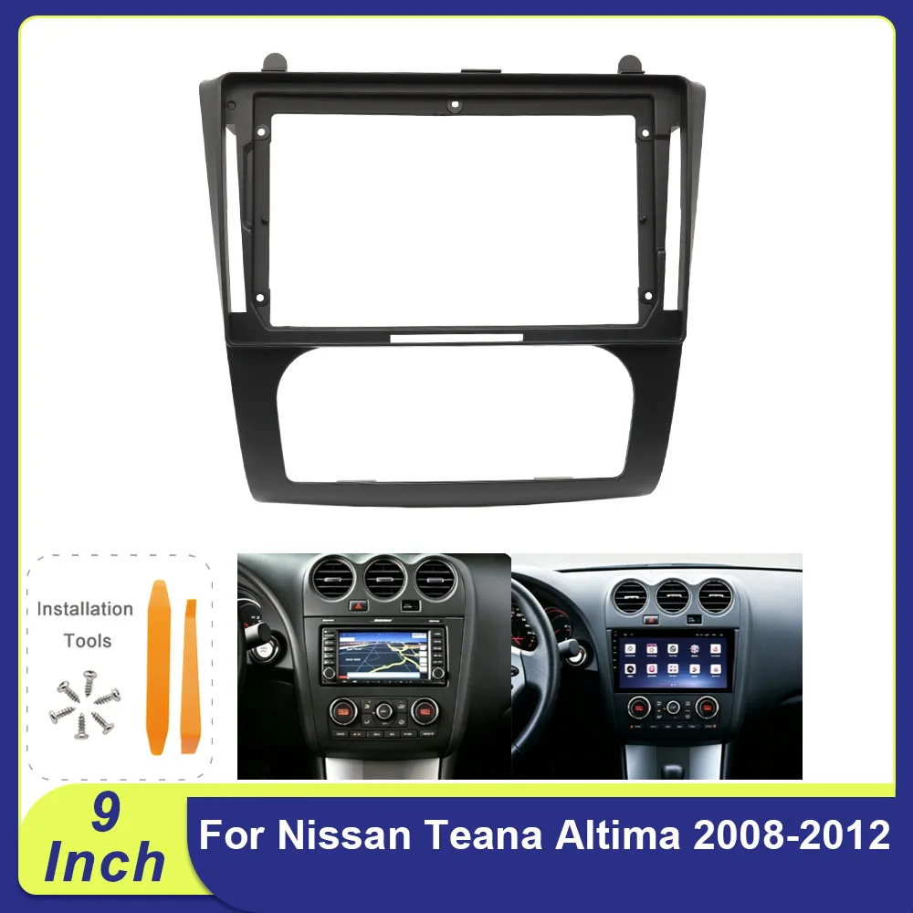 9 Inch Android Radio Dash Kit For Nissan Altima Teana 2008-2012 North American Version Fascia Frame GPS Harness