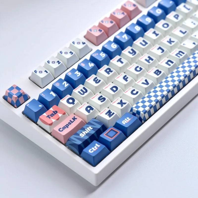 Imagem -02 - Teclado Mecânico Cap Grupo Keycap Pbt Personalizado Perfil Cereja Teclado Mecânico Tema Grotesco Desenhos Animados Personalizados