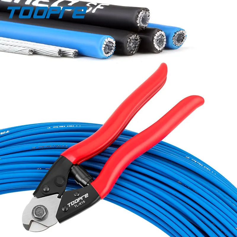 TOOPRE Bicycle Brake Line Pipe Cutting Pliers, Mountain Bike Variable Speed Line Pipe Inner Wire Cutting Tool