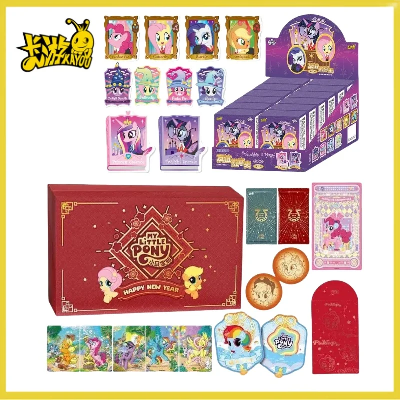 

KAYOU 2025 My Little Pony Card Friendship Eternal Card Huiyue Pack Rare Anime Collection Card SGR Toy Princess Girl Kid Gifts