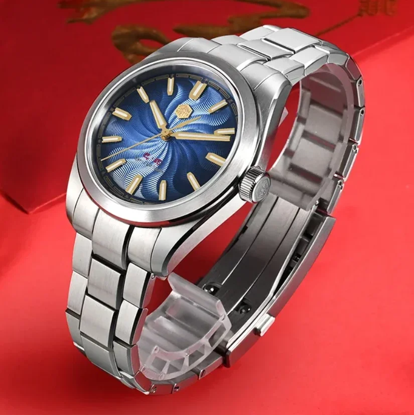 

San Martin Men Automatic Watch Luxury 39mm Mechanical Wristwatch 100M Waterproof Luminous Sapphire Snake Year Miyota 90S5