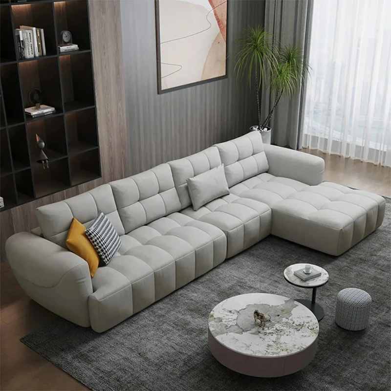 

l Nordic Minimalist Design Modern Velvet Sectional Modular Leisure Sofa Living Room Furniture Sofa Bed