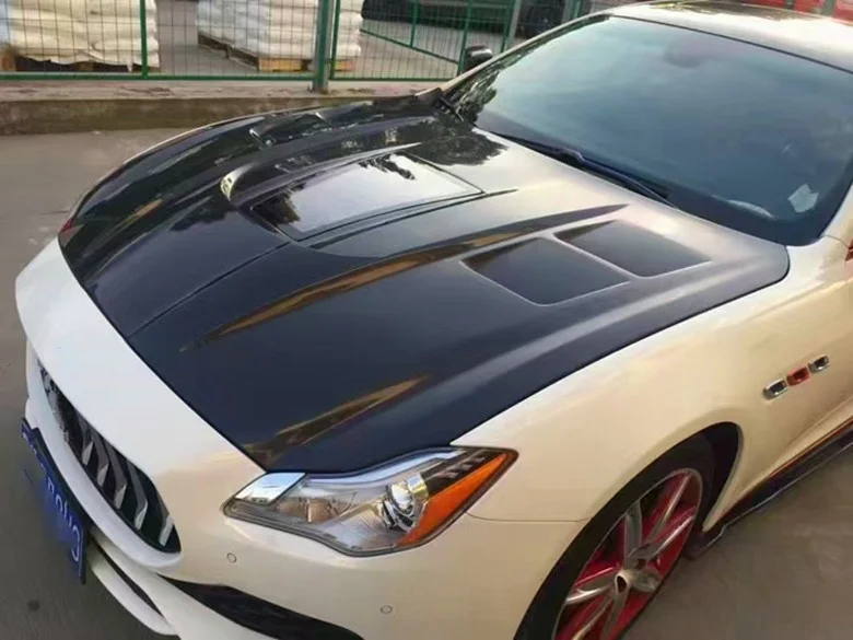 for Maserati Quattroporte upgrades the carbon fiber hood