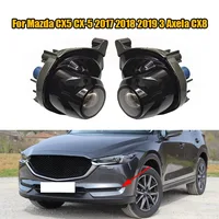 Faros antiniebla LED izquierdo y derecho para parachoques delantero de coche, conjunto de luces de conducción para Mazda CX5 CX-5 2017 2018 2019 3 Axela CX8