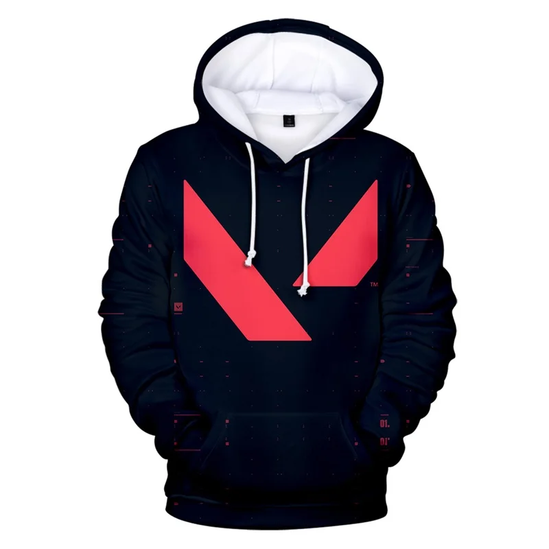 Hot Game Valorant Graphic Hoodies For Men 3D Printed Casual Large Size Pullovers Sweatshirt Men Women\'s Hoodie Sudaderas