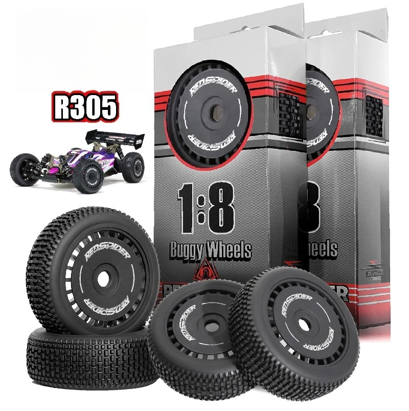 RS 1/8 スケール タイヤ R305 - ARRMA Typhon 6S オフロードトラック & TRAXXAS Jato に適合