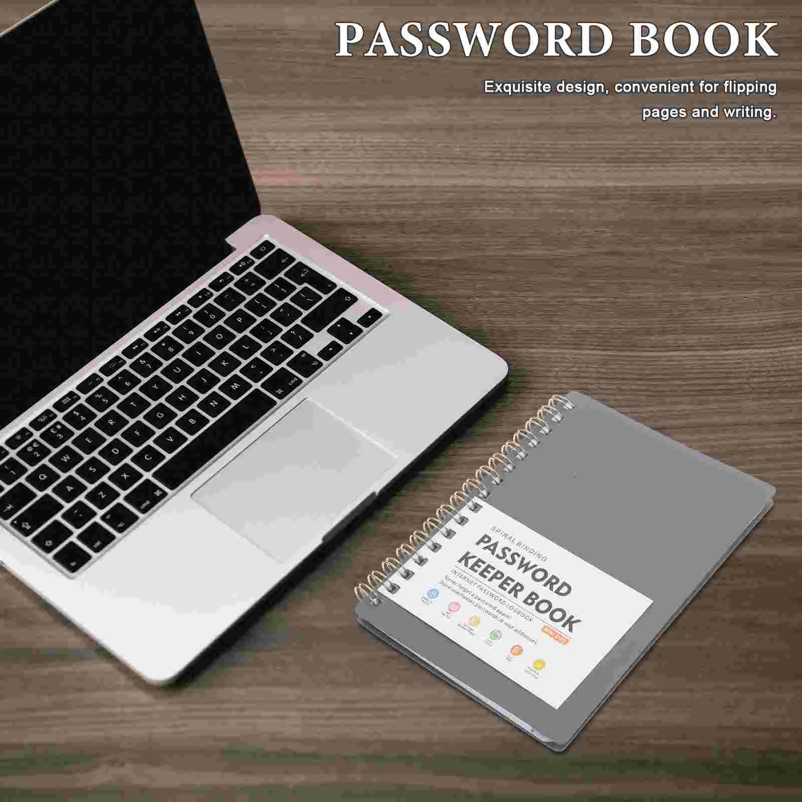 Password Book Books for Seniors Notebook Small Manager Coil Pp Internet Address Record Notepad Spiral