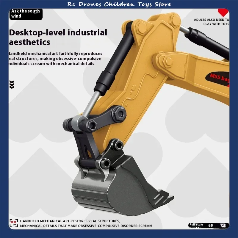 

Ask Nanfeng 1:64 Full Scale Mini Excavator Tipping Bucket Car Remote Control Construction Vehicle Mini Forklift For Boys Gifts